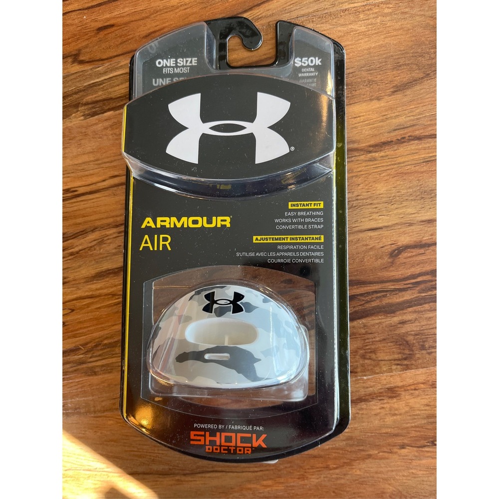 Shock Doctor Armour Air Lip Guard - White Camo, One Size